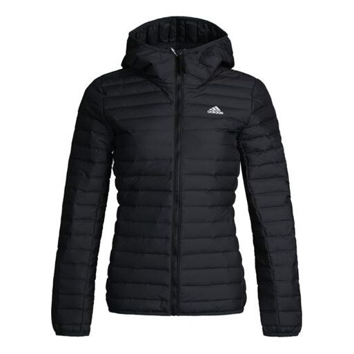 

Куртка (WMNS) Adidas Varilite Soft Hooded Jacket 'Carbon', цвет carbon