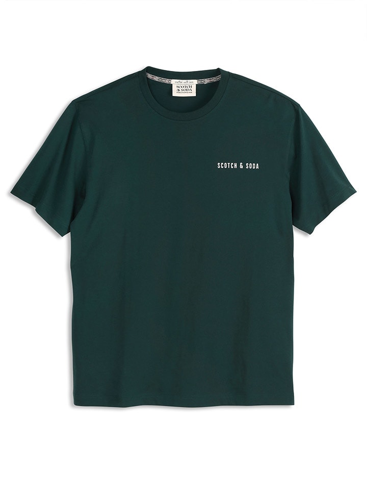 

Футболка Scotch & Soda, темно-зеленый