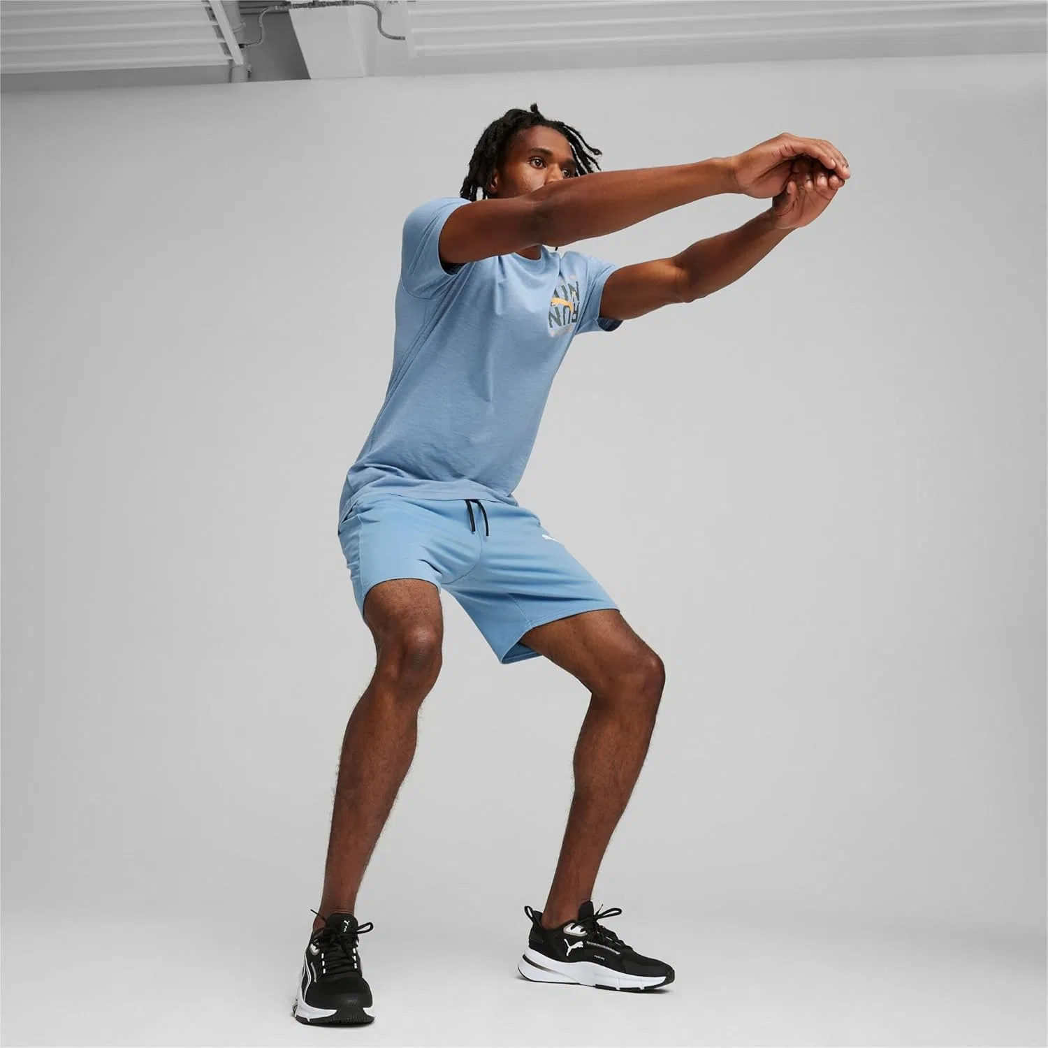 Мужские кроссовки PUMA Pwrframe Tr 3, ярко-белый/черный/серый — фото 2