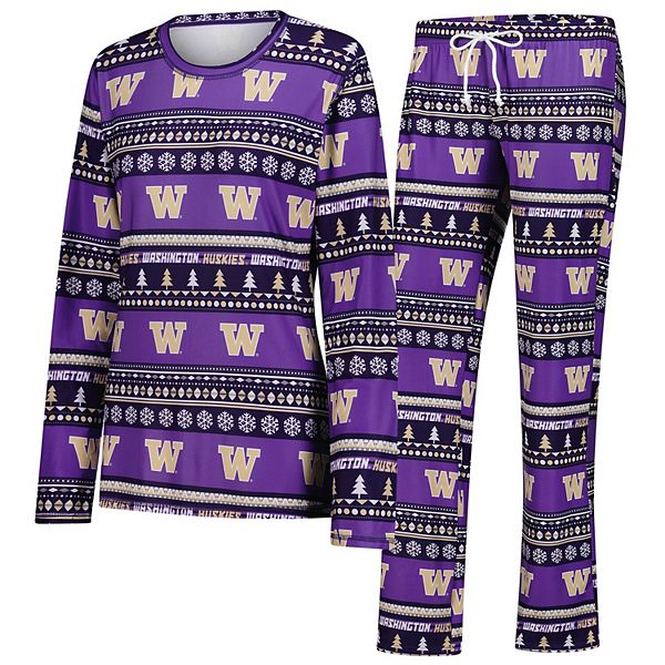 

Женский спортивный комплект concepts sport purple washington huskies с длинным рукавом Unbranded