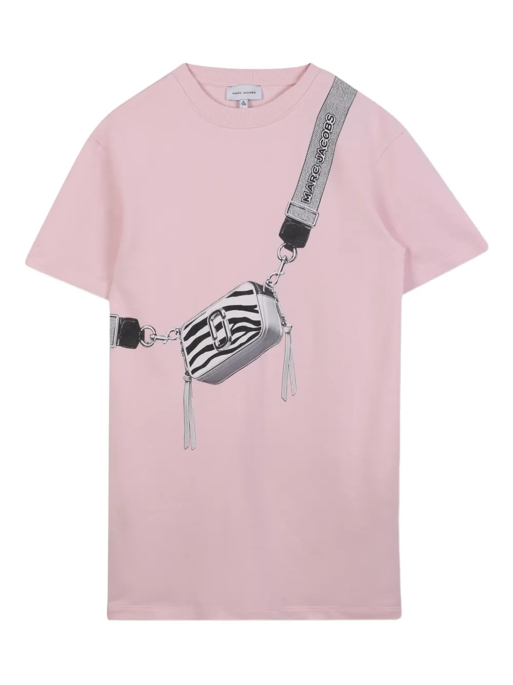 

Платье мини с принтом Snapshot Bag Marc Jacobs Kids, розовый