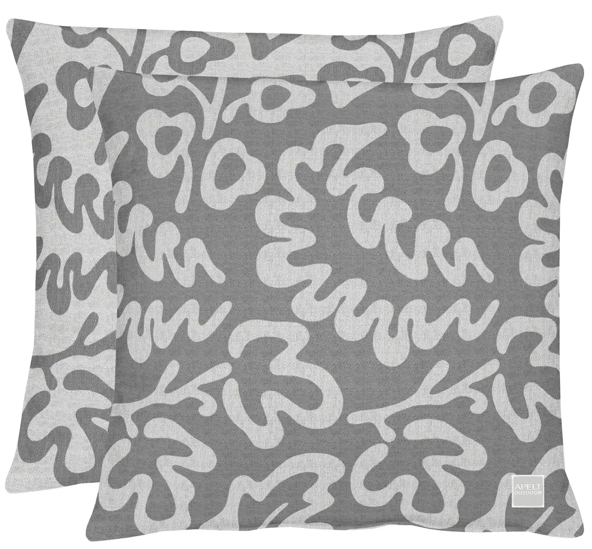 

Декоративная подушка APELT "3971", двусторонний чехол с наполнителем, 1 шт 45х45 см, серый/камень