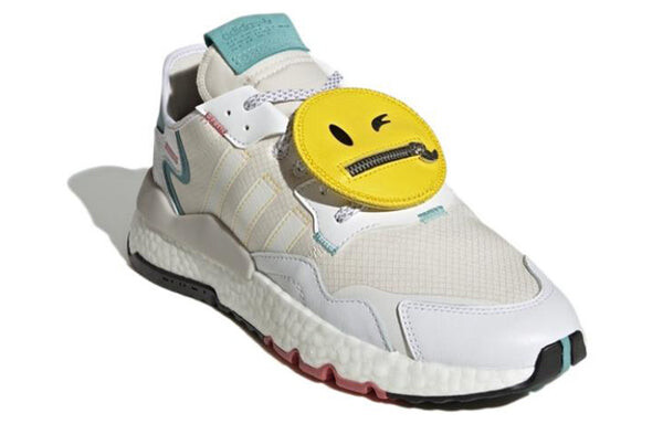 Кроссовки оригинальные nite jogger Adidas, белый — фото 3