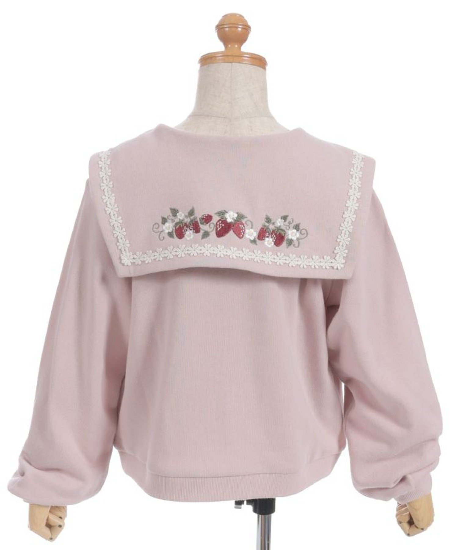 Кардиган Блузон с вышивкой «Ягода» Axes Femme Kids, pink — фото 4