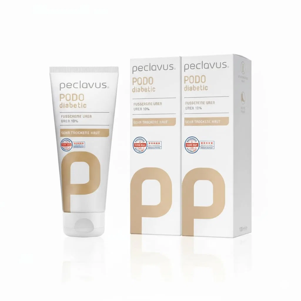 Крем-пена для ног peclavus Pododiabetic с маслом чайного дерева, 2 тюбика по 100 мл Peclavus