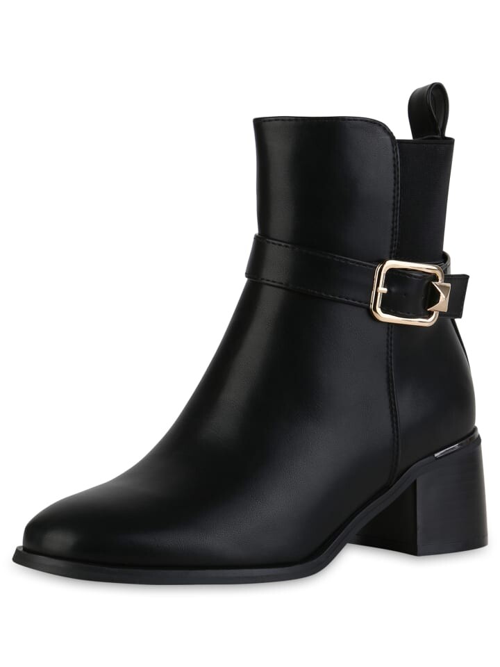 Ботильоны VAN HILL Biker Boots Mia, черный