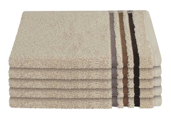 

Набор полотенец Schiess шт Skyline Color 5-teilig, 30x1x50 см, бежевый