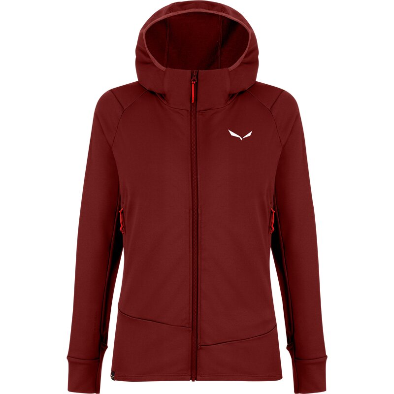 

Hooded sweatshirt puez pl w hd jacket Salewa, цвет syrah