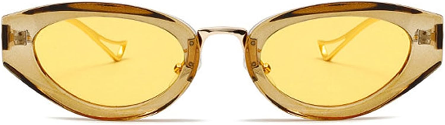 

Солнцезащитные очки Willochra в маленькой оправе «кошачий глаз» для женщин, роскошные многоугольные солнцезащитные очки для леди, винтажные уличные очки в стиле панк, C5