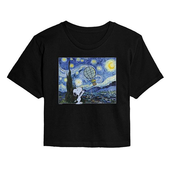 

Футболка Juniors' Peanuts Snoopy The Starry Night Licensed Character