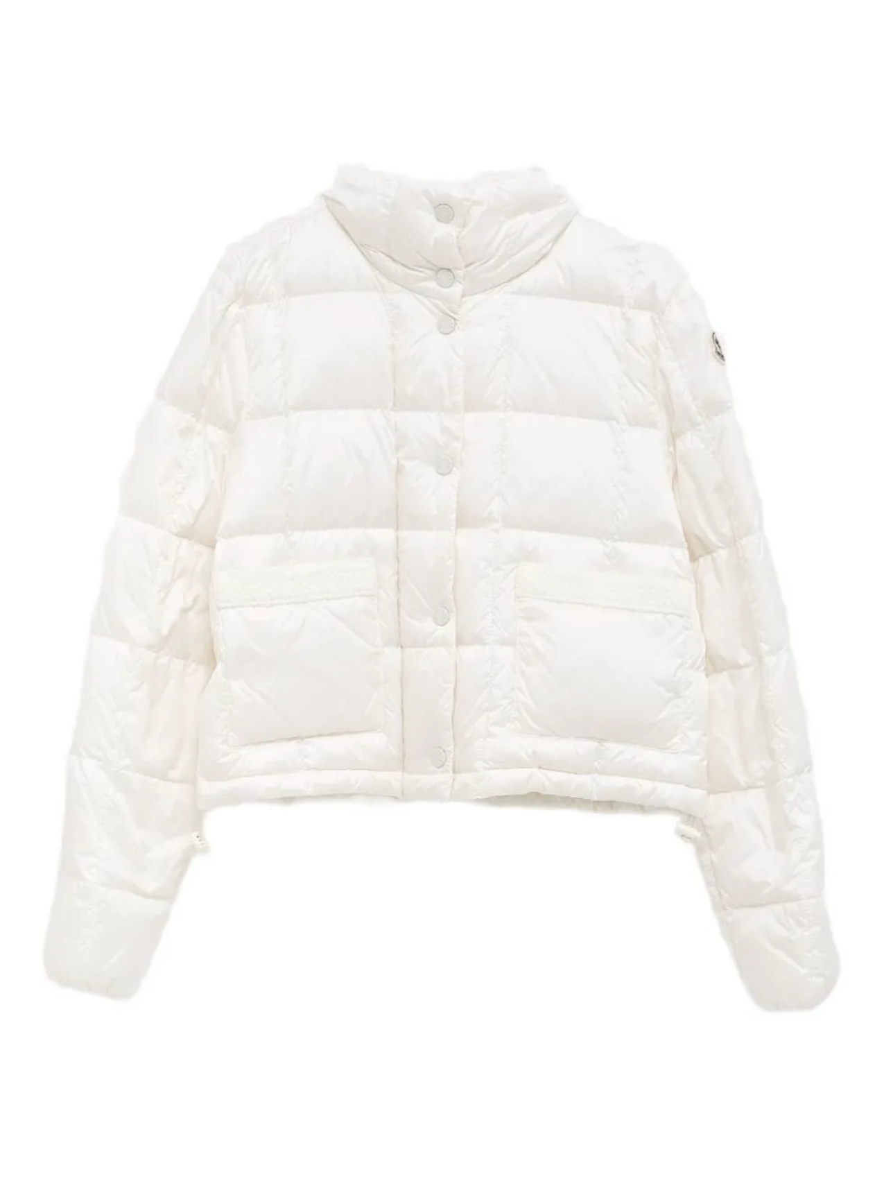 

Moncler укороченная стеганая куртка, белый
