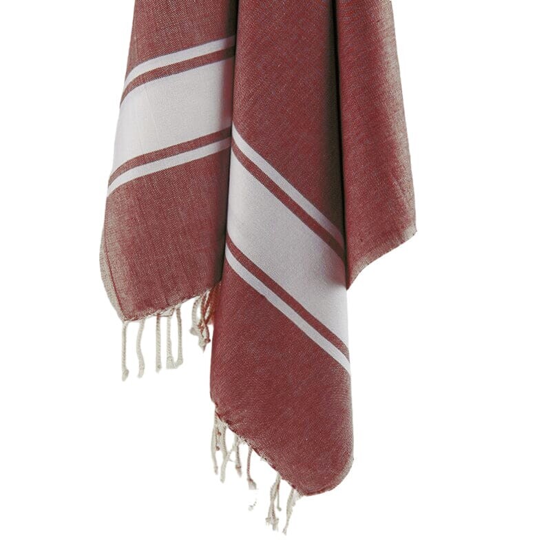 

Пляжное полотенце из чистого хлопка Fouta - Амальфи Lisola, цвет Bordeaux