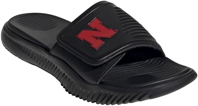 Сандалии adidas Unisex Adult Alphabounce 2.0 Slide, черный/красный — фото 2