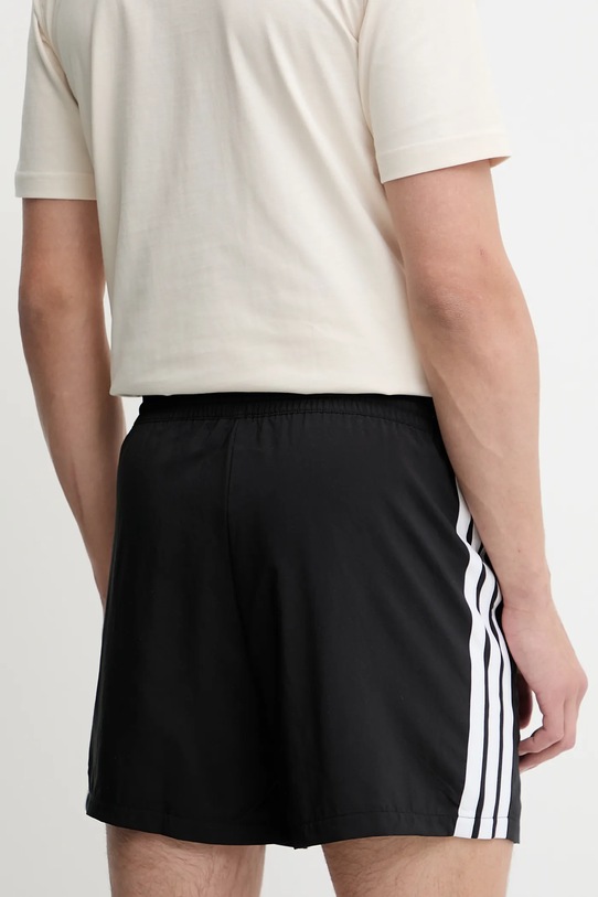 Шорты Essentials с тремя полосками Chelsea Adidas, черный — фото 3