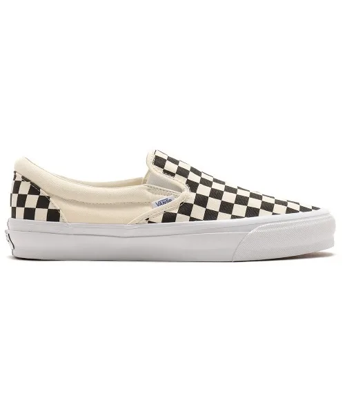 Универсальные слипоны с клеткой VANS LX Slip-On Reissue 98 черно-белые — фото 4