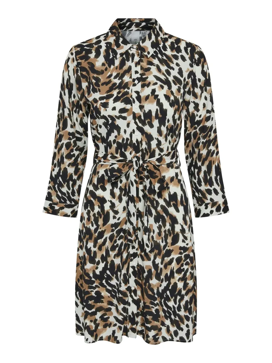 

Платье-рубашка Y.A.S "YASSAVANNA 3/4 SHORT SHIRT DRESS S. NOOS", черный