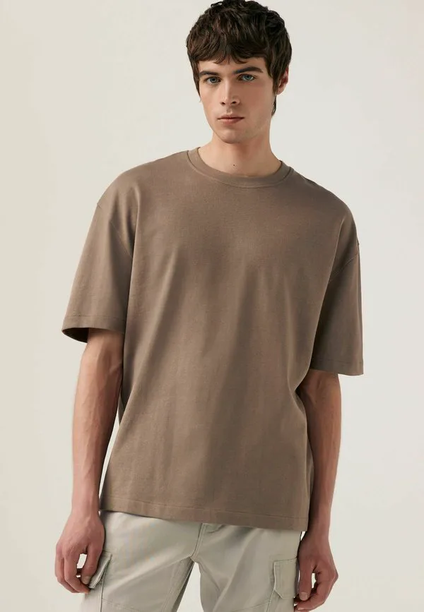 Набор из 3 базовых футболок из плотной ткани Next, Blue Black Neutral