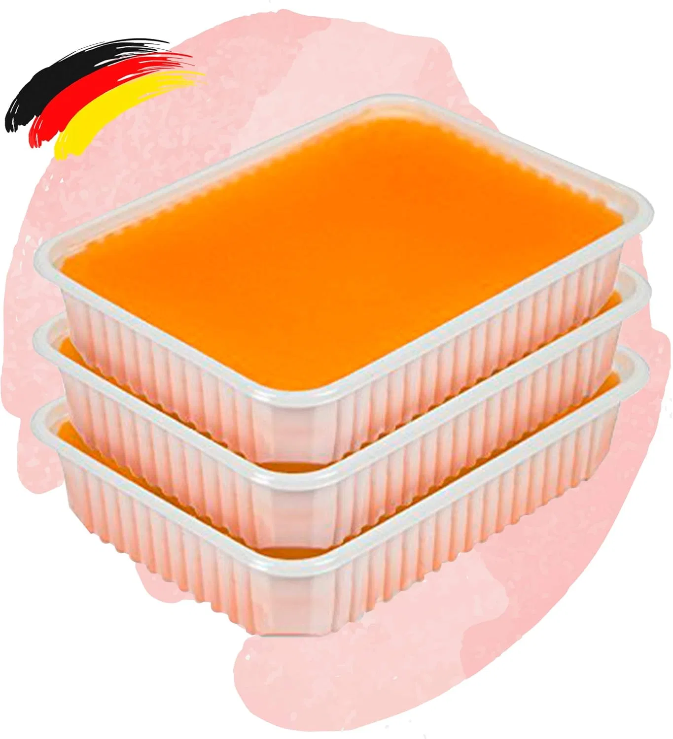 Набор парафина для ванночек 3 x 400 г, оранжевый от ND24 NailDesign ‎Nd24 Naildesign