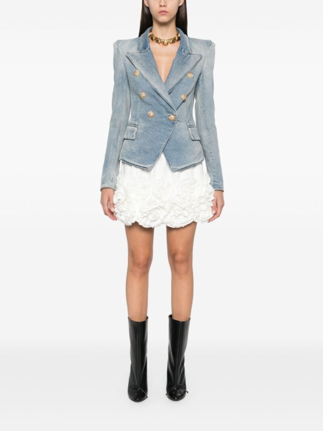 

Balmain пиджак 6 Button, синий