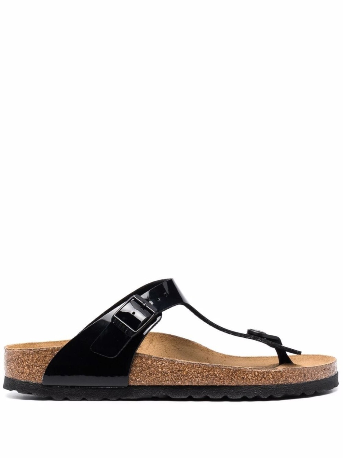 

Birkenstock лакированные сандалии Gizeh, черный