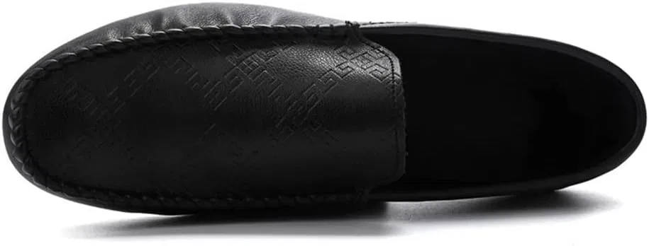 Лоферы кожаные Moccasins Black — фото 4