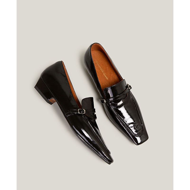 SHOEMAKER QUEEN Женские лоферы красно-коричневые, цвет Red Brown — фото 4