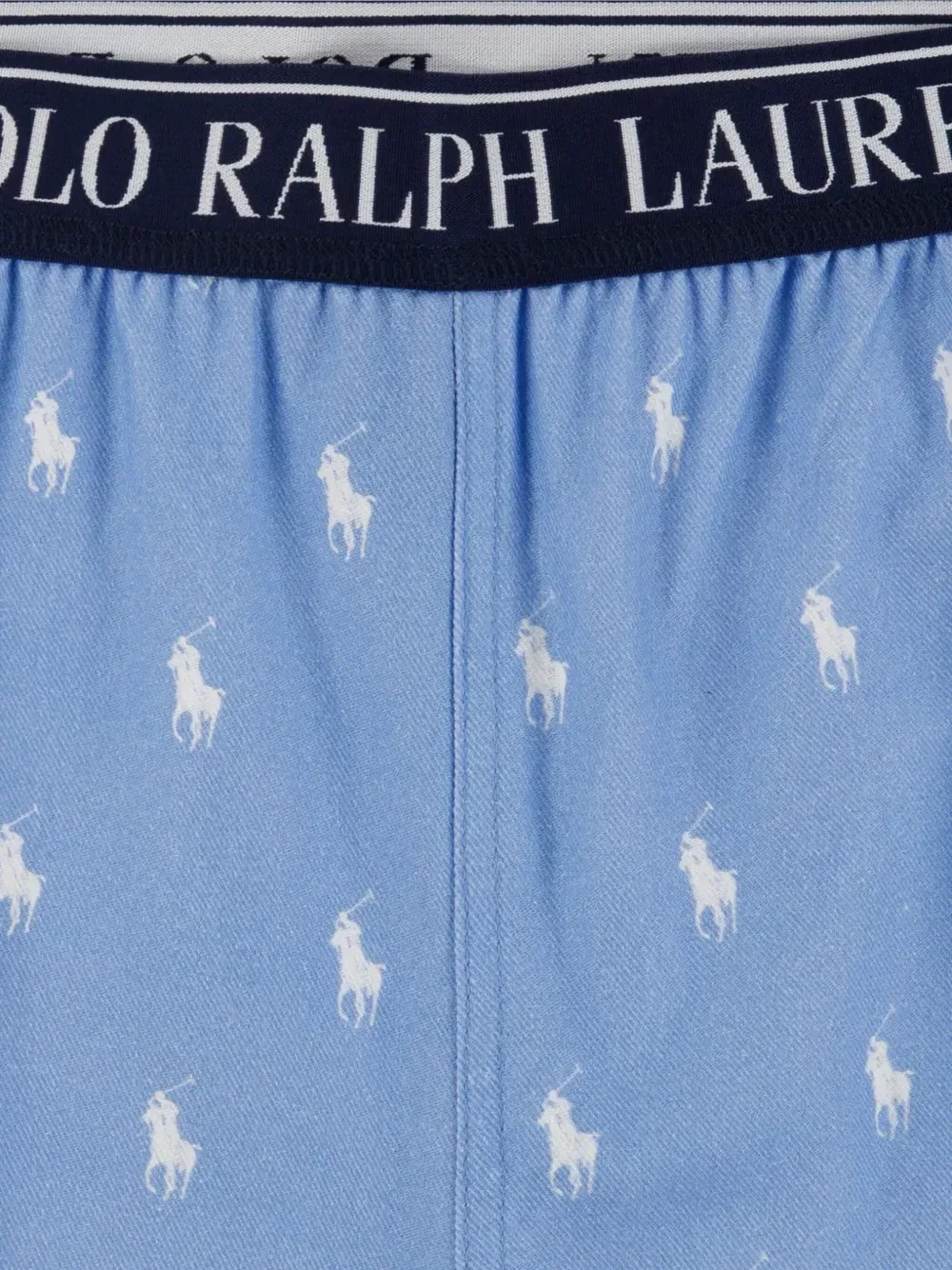 Пижама с принтом Polo Pony Polo Ralph Lauren Kids, синий — фото 4