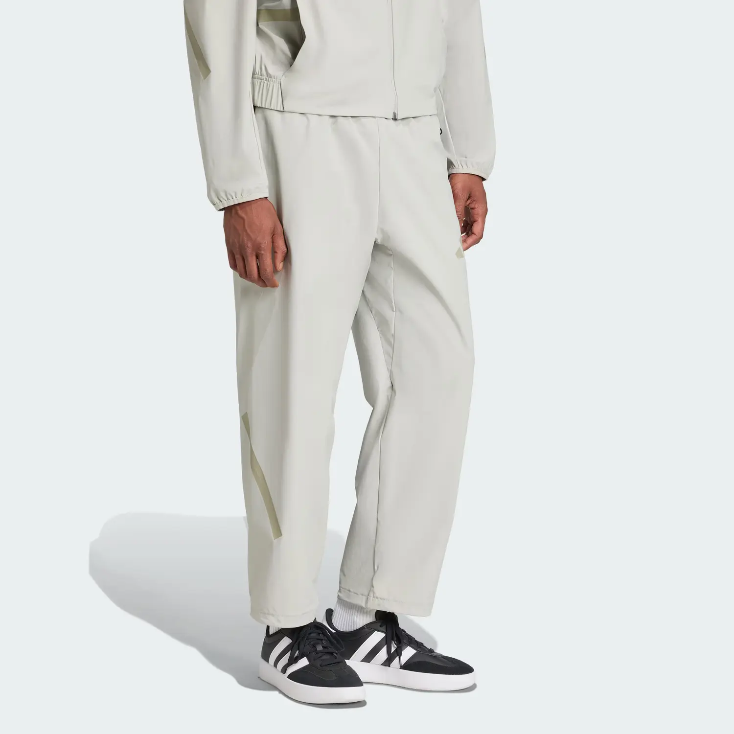Штаны True Healing Series SS25 ZNE WOVEN JOGGERS мужские повседневные Adidas, металлический серый/серый — фото 4