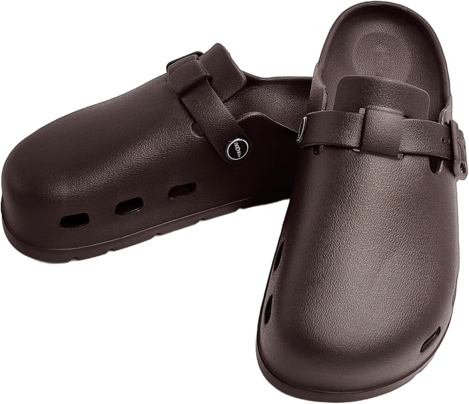 

Удобные легкие домашние тапочки PXPUIQ унисекс - для мужчин и женщин, водонепроницаемые, для пляжа, сада, бассейна, прогулок, модные для дома и улицы, темно-коричневый