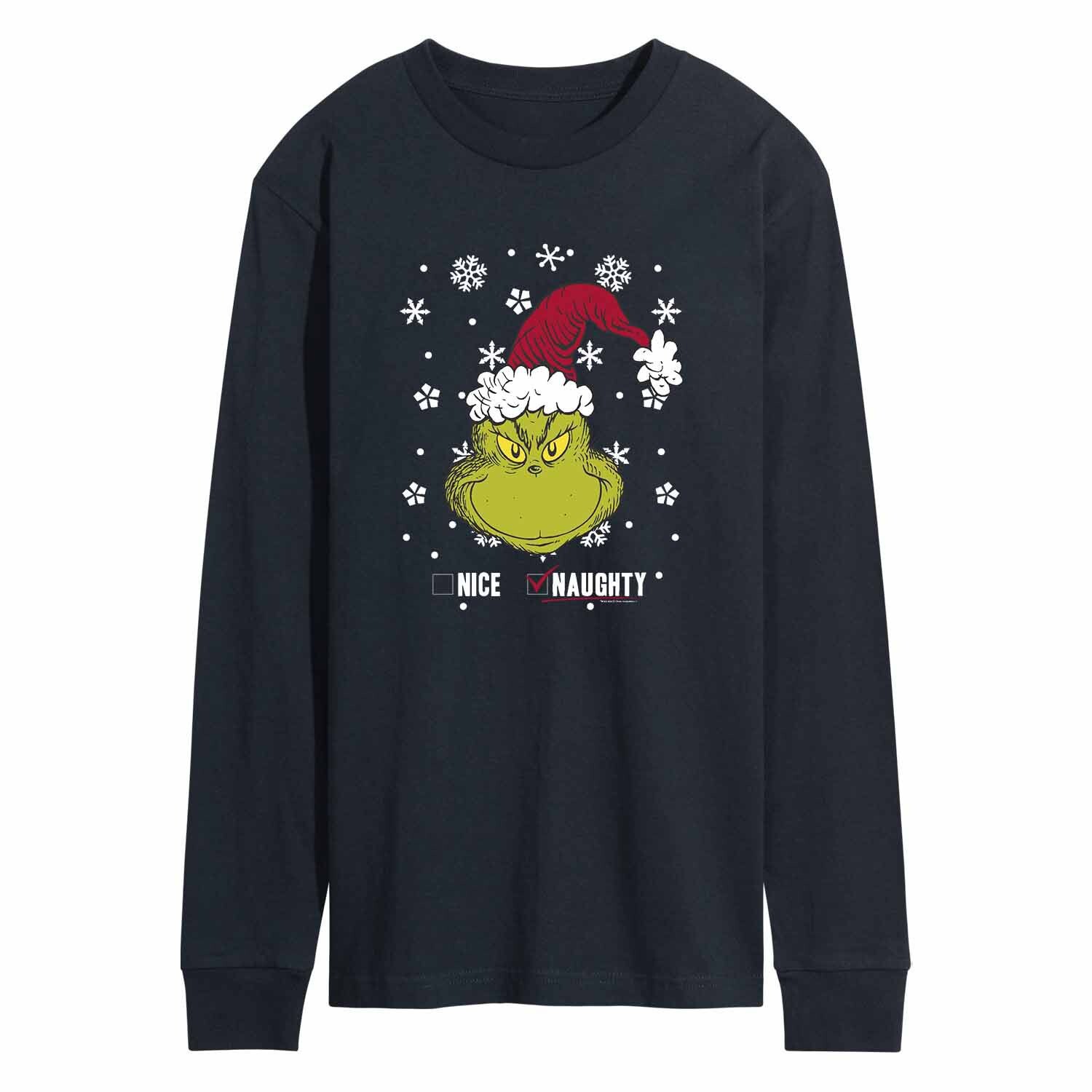 

Мужская футболка The Grinch Bad Nice Licensed Character