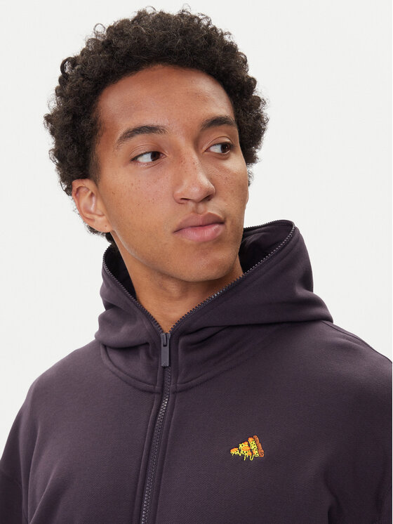 Свитшот loose fit Fortnite JV7961 Adidas, фиолетовый — фото 4