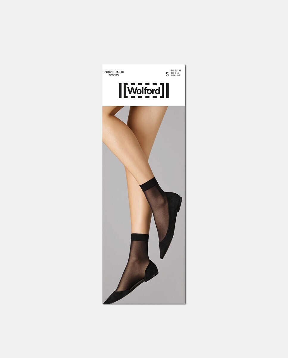 

Прозрачные мини-чулки Wolford плотностью 10 ден Wolford, черный