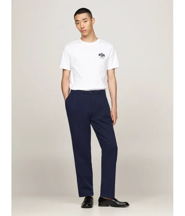 Футболка с вышивкой regular fit Tommy Hilfiger, белый — фото 2