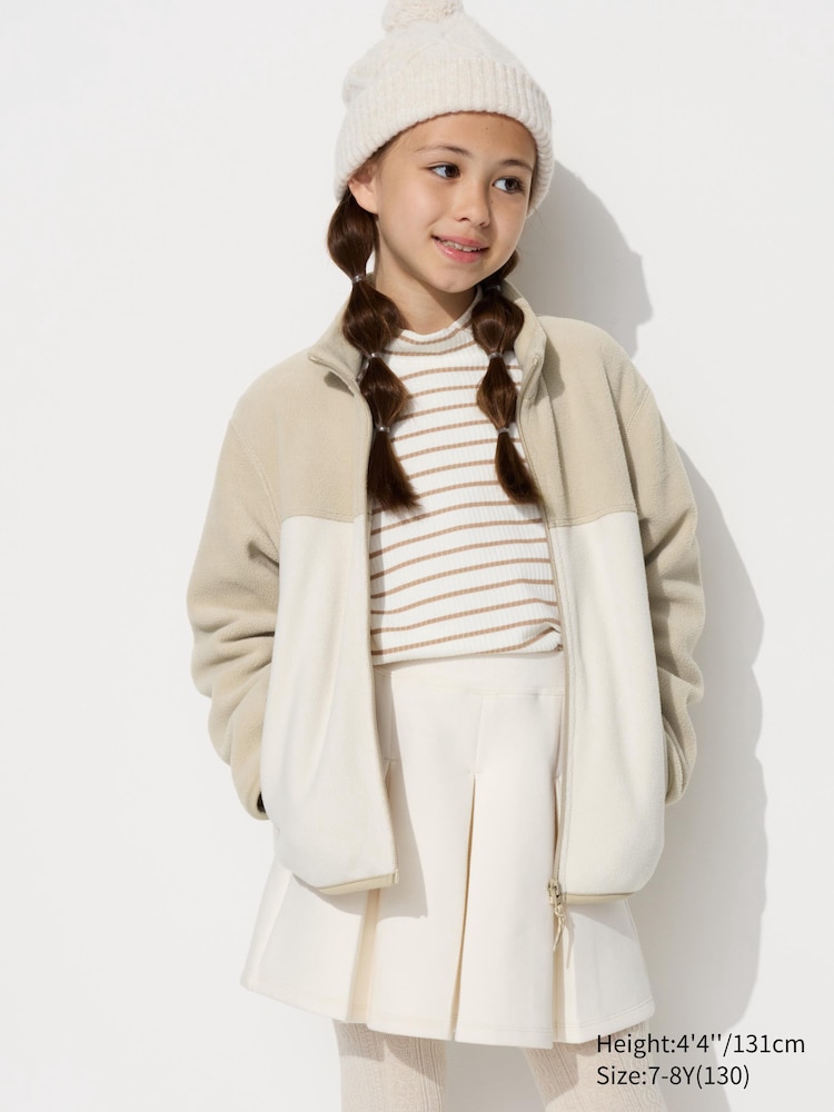

Флисовая куртка на молнии Uniqlo, цвет 31 бежевый