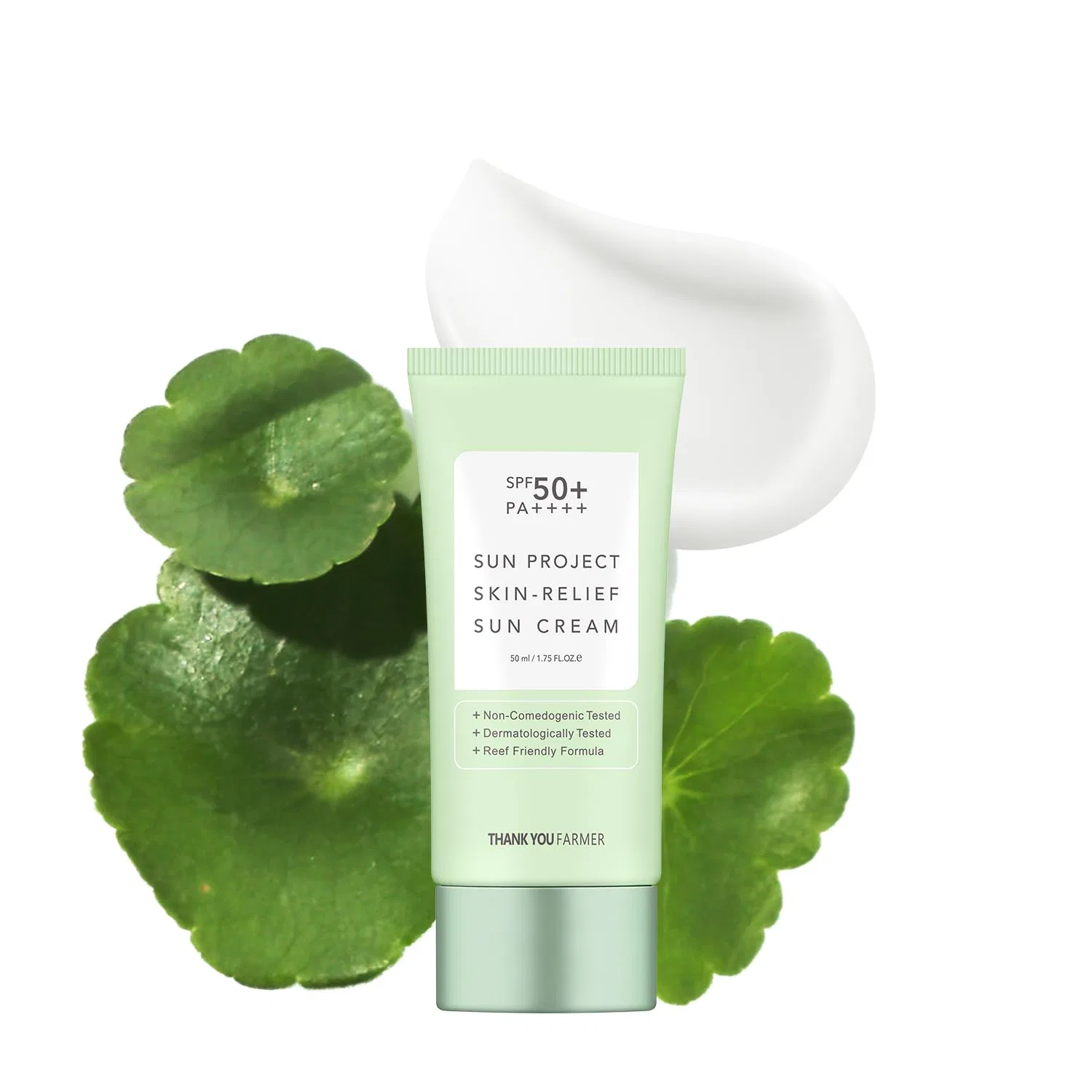 Солнцезащитный крем Sun Project Skin Relief SPF50+ PA++++ от THANKYOU FARMER, 50 мл Thankyou Farmer