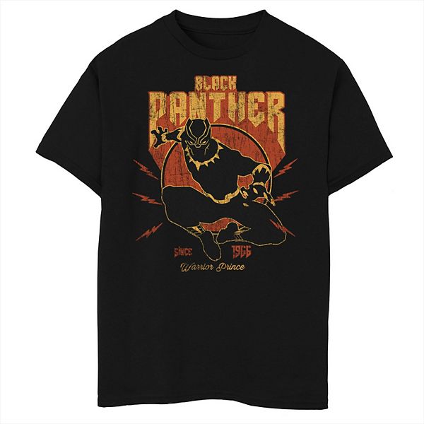 

Футболка Marvel Black Panther retro vintage для мальчиков 8-20 Licensed Character