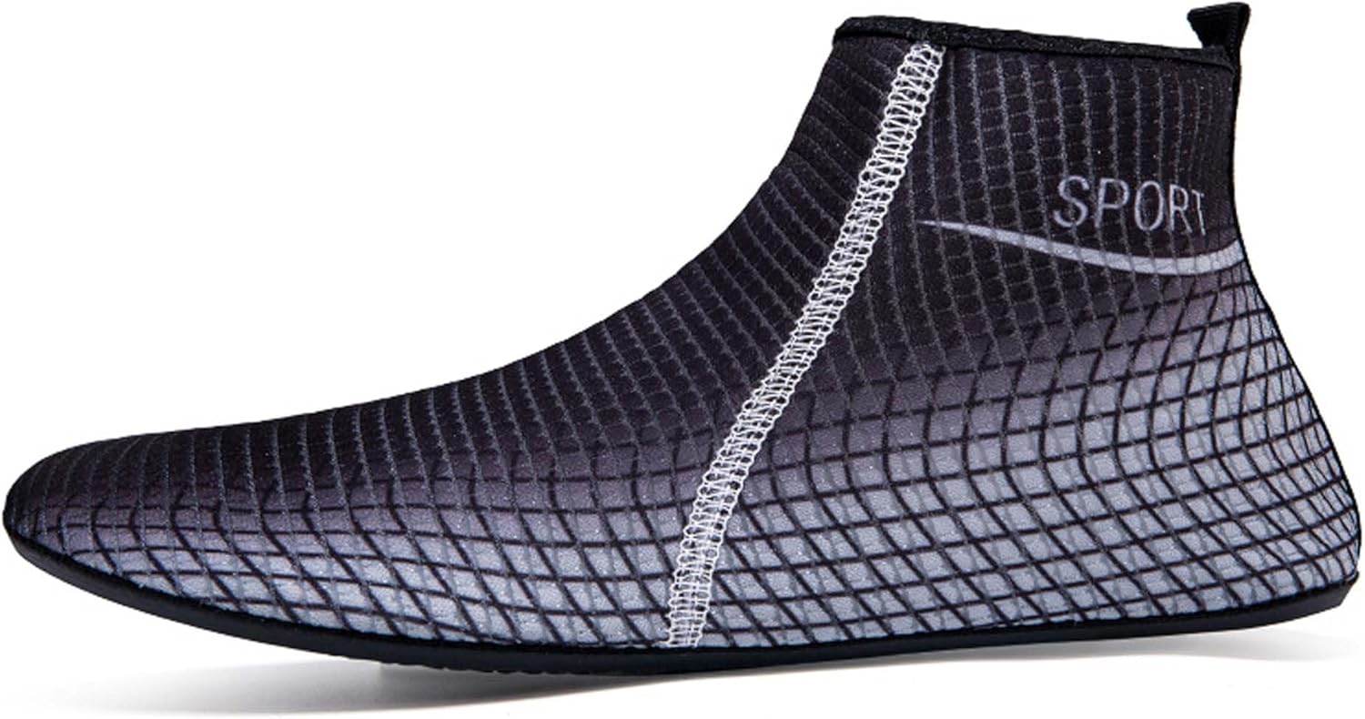 

Женские водные туфли с высокой посадкой для пляжа и спорта Vtiao, белый/черный