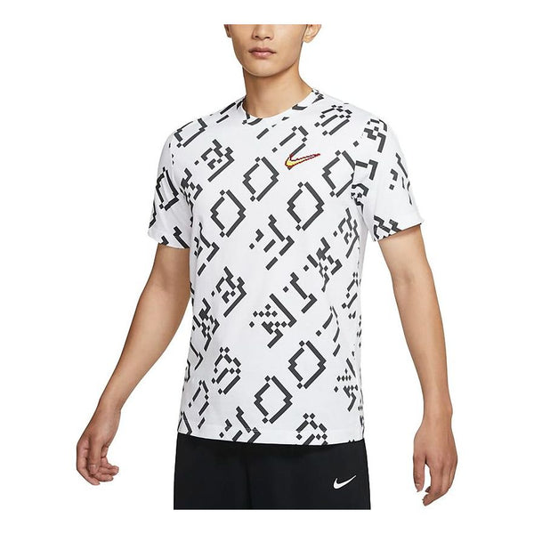 

Футболка hoops basketball short sleeves t shirt men's white Nike, белый