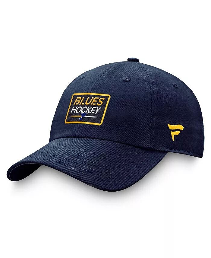 

Мужская темно-синяя регулируемая шляпа St. Louis Blues Authentic Pro Prime Fanatics, синий
