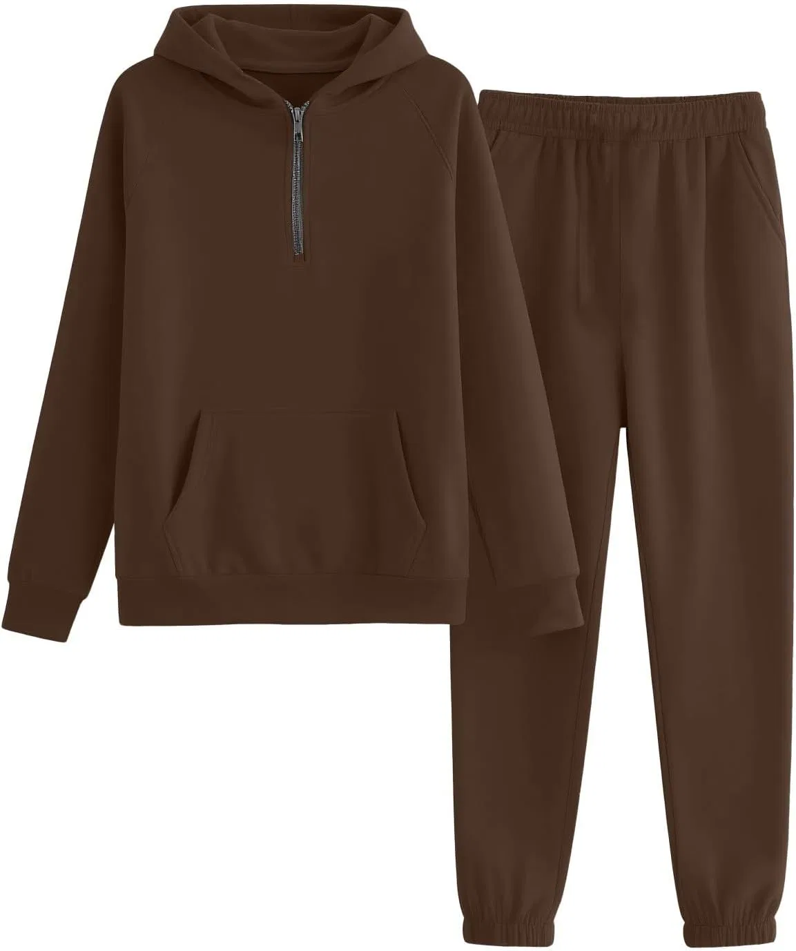 Детский спортивный костюм флисовый, Generic, 2 предмета, Brown — фото 2