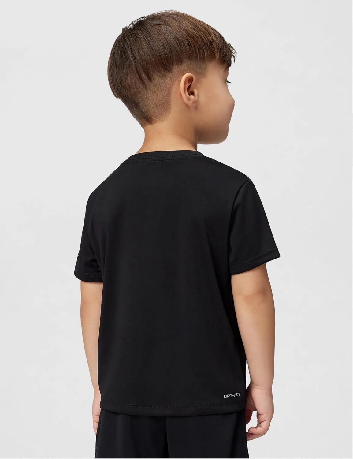 Футболка Dri-FIT с большим логотипом Nike, детская, Black — фото 3