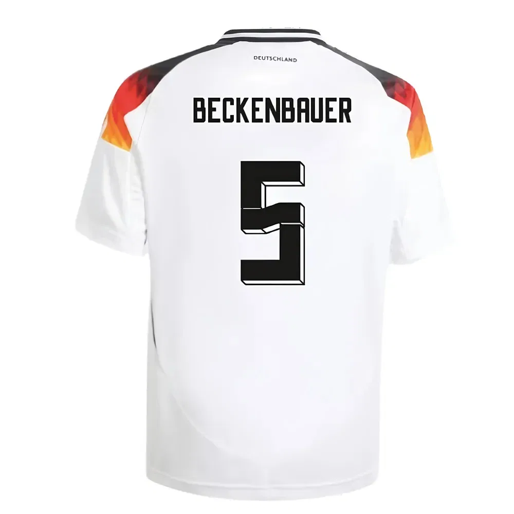 Футболка домашняя Германия 2024-2025 Junior Beckenbauer 5 Adidas Germany, белый — фото 2