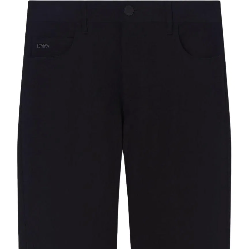 Джинсы Regular Emporio Armani черные — фото 2