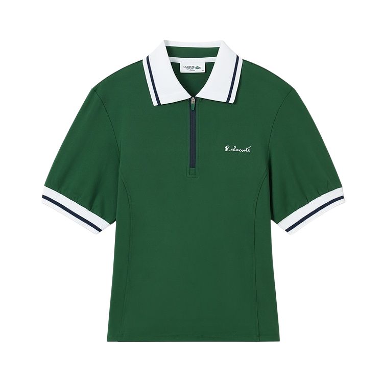 Поло LACOSTE Крокодилово-зеленое
