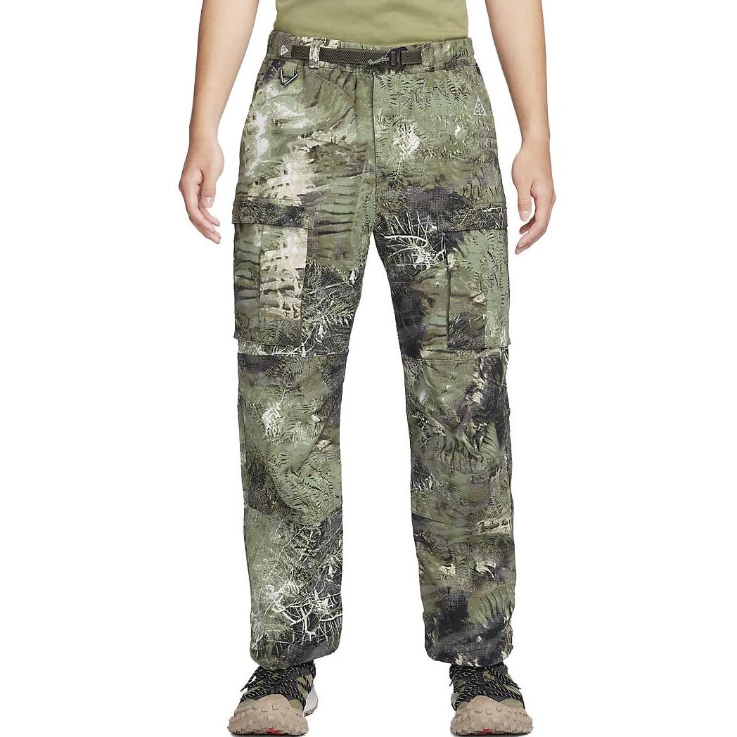 Брюки-карго мужские Oil Green/Oil Green Nike, зеленый — фото 4