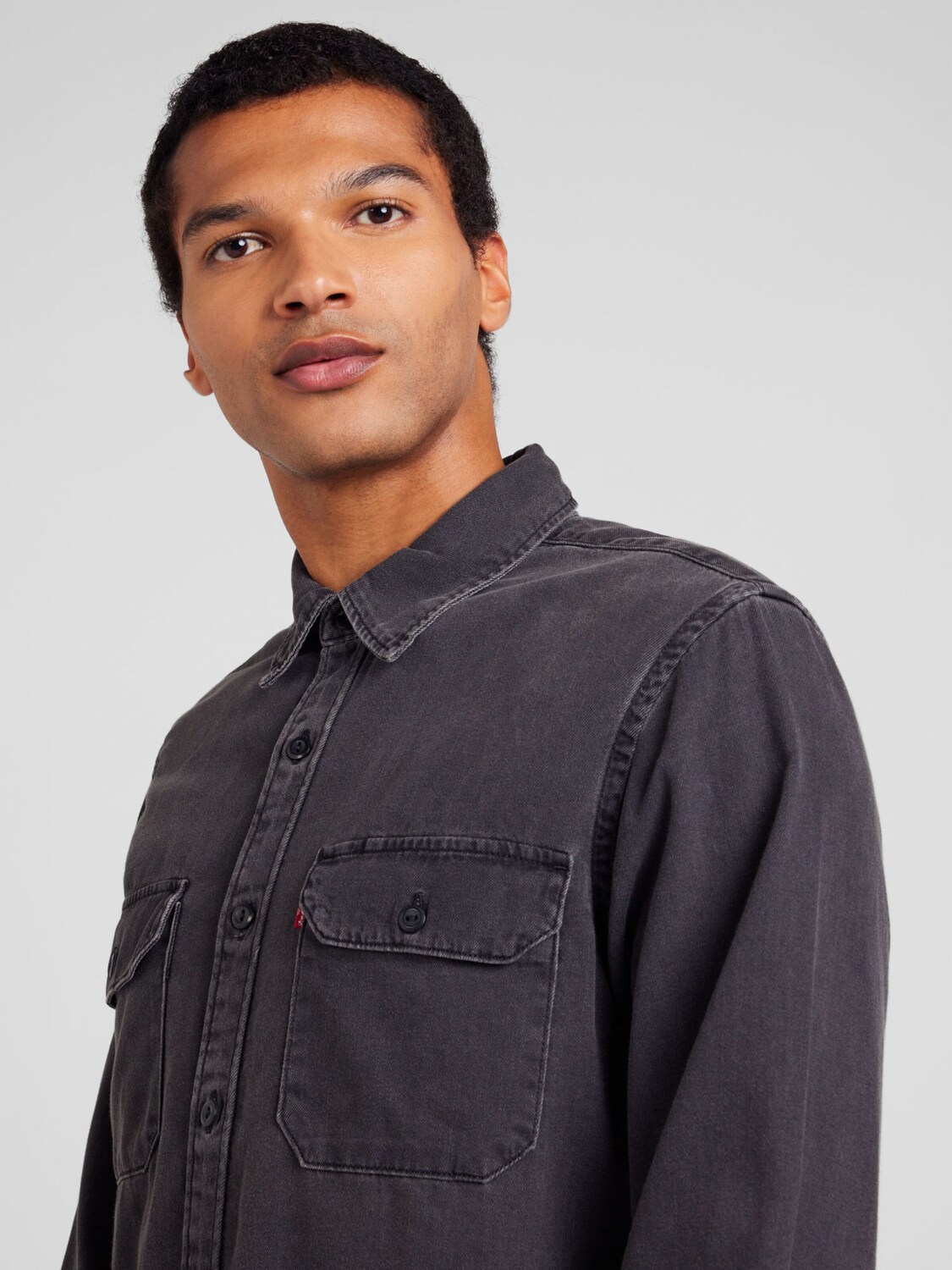LEVI'S  Куртка межсезонная Comfort Fit 'JACKSON WORKER' в темно-сером цвете — фото 2