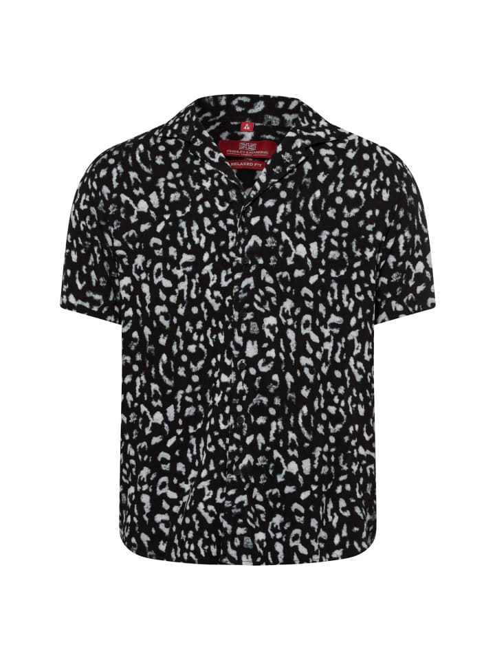 

Рубашка Finshley & Harding London, цвет schwarz grau