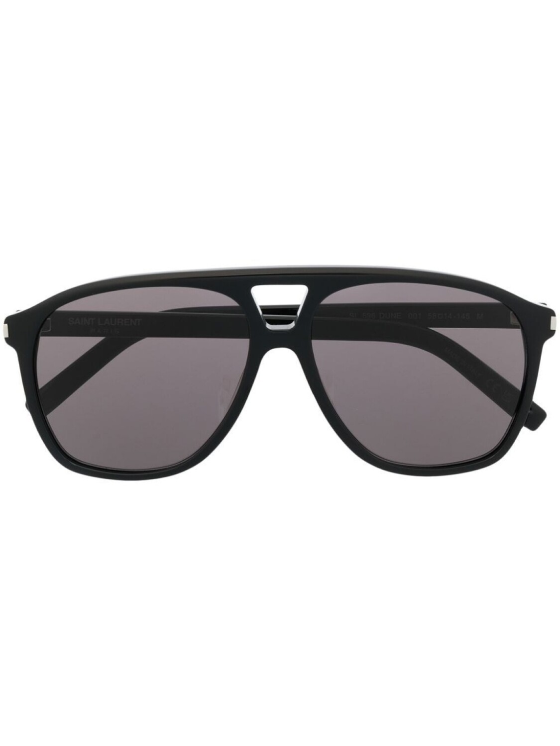 

Saint Laurent Eyewear солнцезащитные очки-пилоты, черный