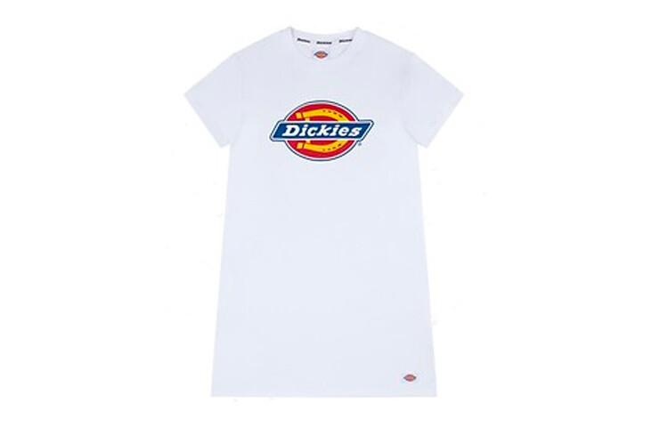 

Платье с короткими рукавами женское белое Dickies