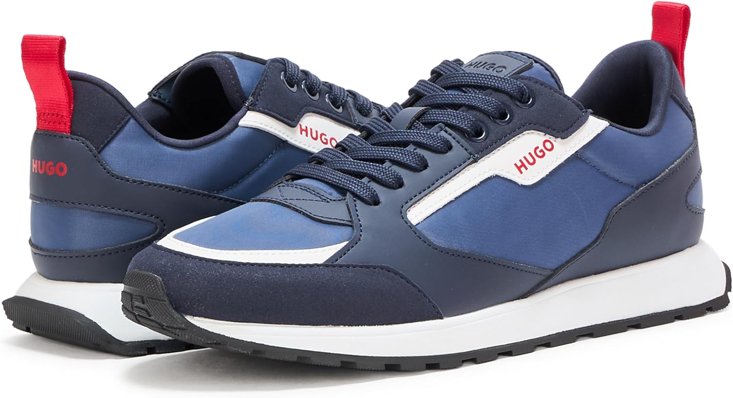 Мужские кроссовки для бега Hugo Mens Icelin из нейлона, Clean Navy — фото 3